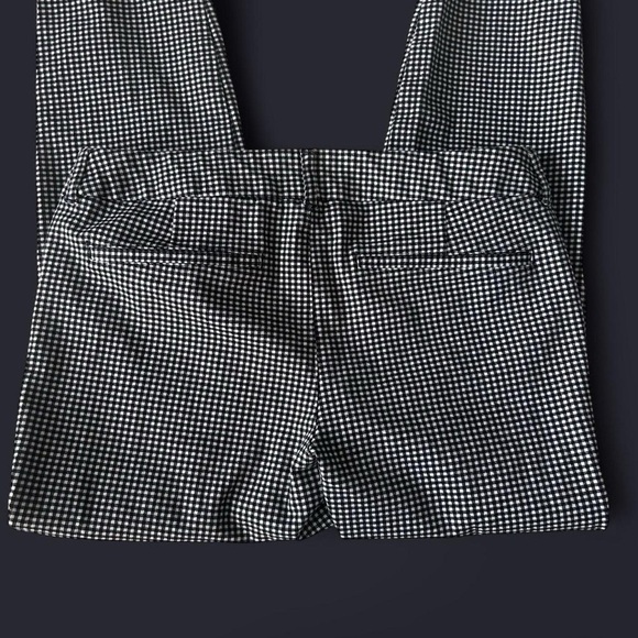 Mid-Rise Gingham Pixie Skinny Pants – Size 12, Black & White. NWOT - Picture 5 of 8